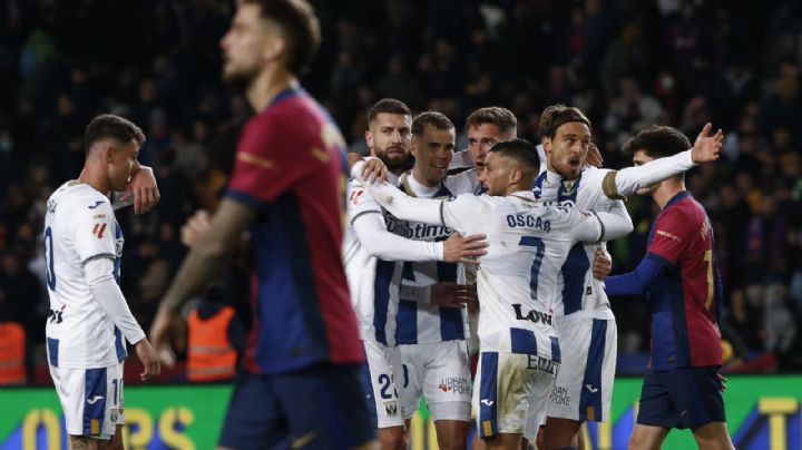 Barça pierde ante el Leganés y complica su liderazgo en LaLiga