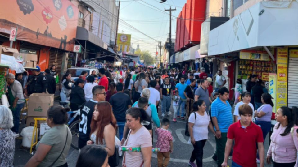 Calles del centro de Monterrey.