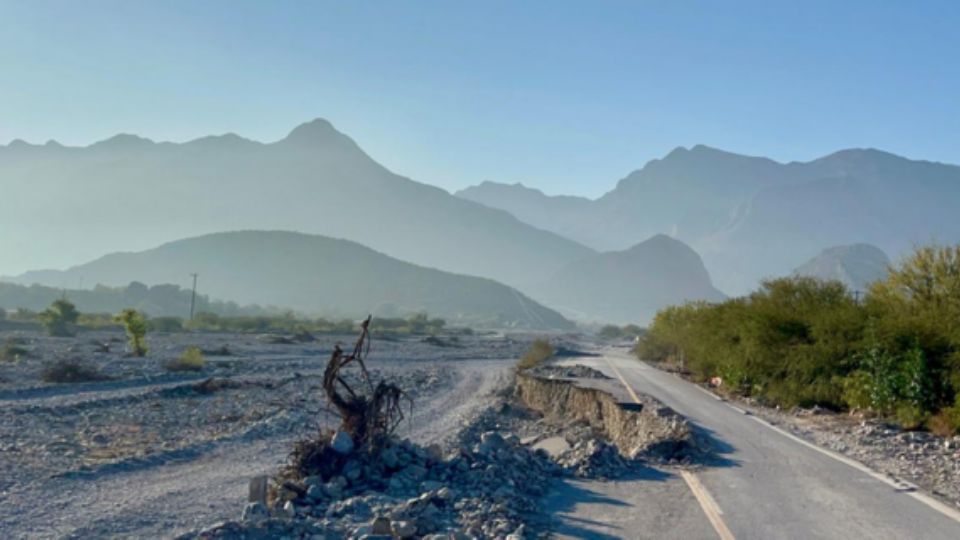 Punto de riesgo en La Huasteca.