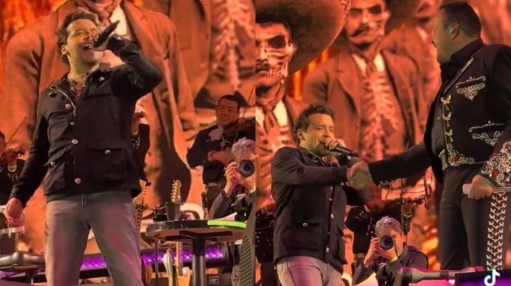 Christian Nodal canta junto a Pepe Aguilar y es criticado por subir de peso