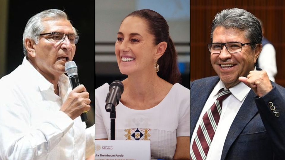 Se reúne Sheinbaum con Adán Augusto López y Ricardo Monreal