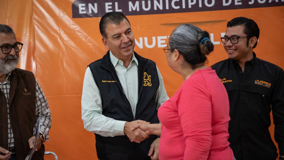 El Instituto de la Vivienda de NL entrego 200 escrituras a familias del municipio de Juárez