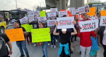 Ciudadanos protestan contra posible tarifazo en los camiones