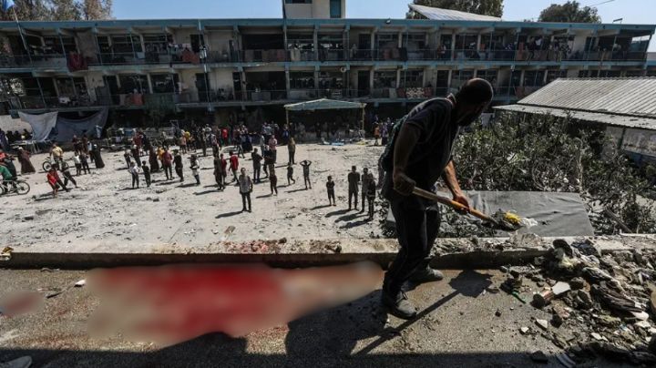 Bombardeo israelí deja al menos 13 muertos en escuela en Gaza