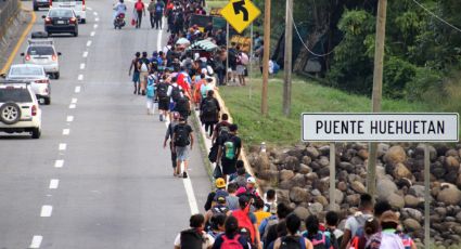 Avanzan migrantes pese a declaraciones de Sheinbaum y Trump