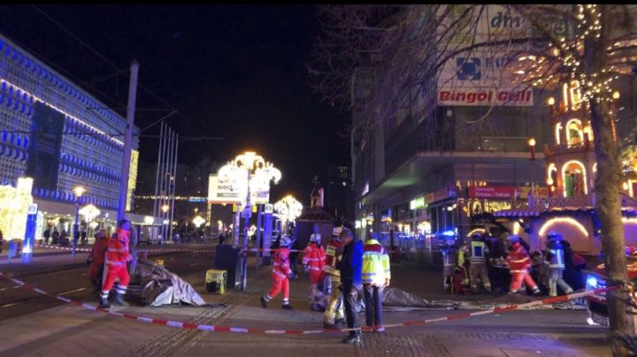 Incidente en mercado navideño en Alemania deja un muerto