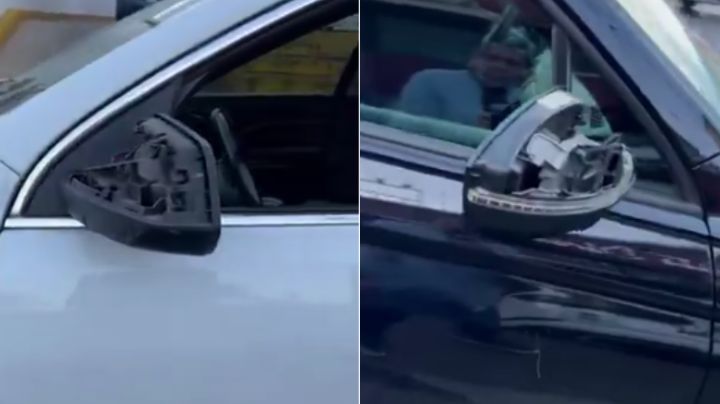 Roban espejos de camionetas en valet parking de restaurante en Monterrey