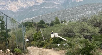 Desmantelan línea eléctrica clandestina en La Huasteca