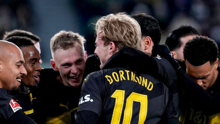 Bundesliga: Brandt impulsa al Borussia Dortmund a la victoria sobre Wolfsburgo