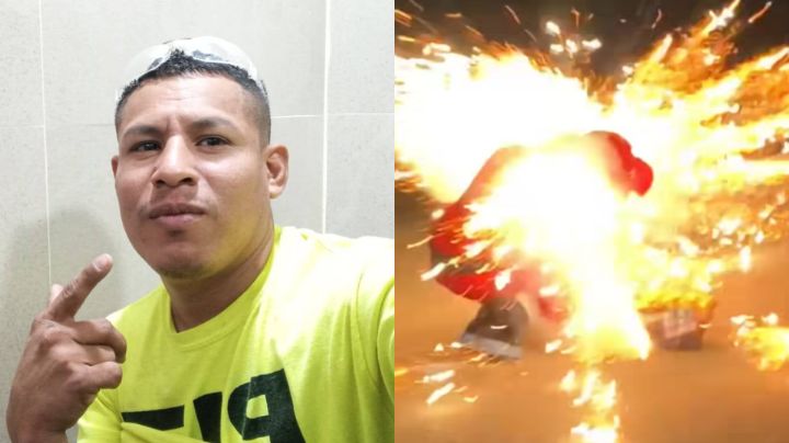 Hombre vestido de Santa pierde el ojo tras accidente con cohete; lo internan en Monterrey