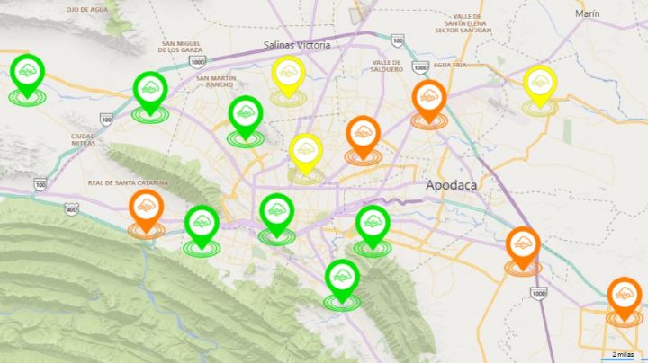 Mejora calidad del aire en zona metropolitana este lunes