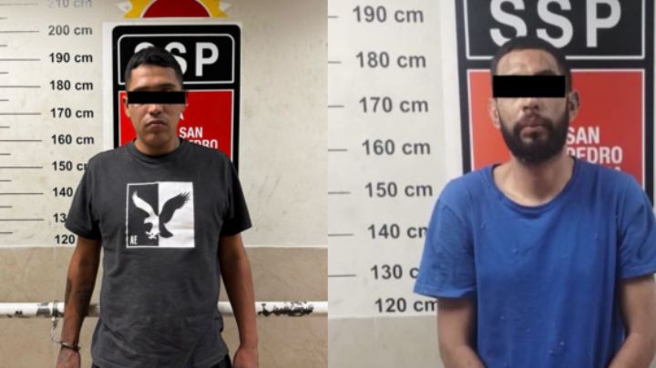 Detienen a 2 por efectuar robo con violencia en San Pedro