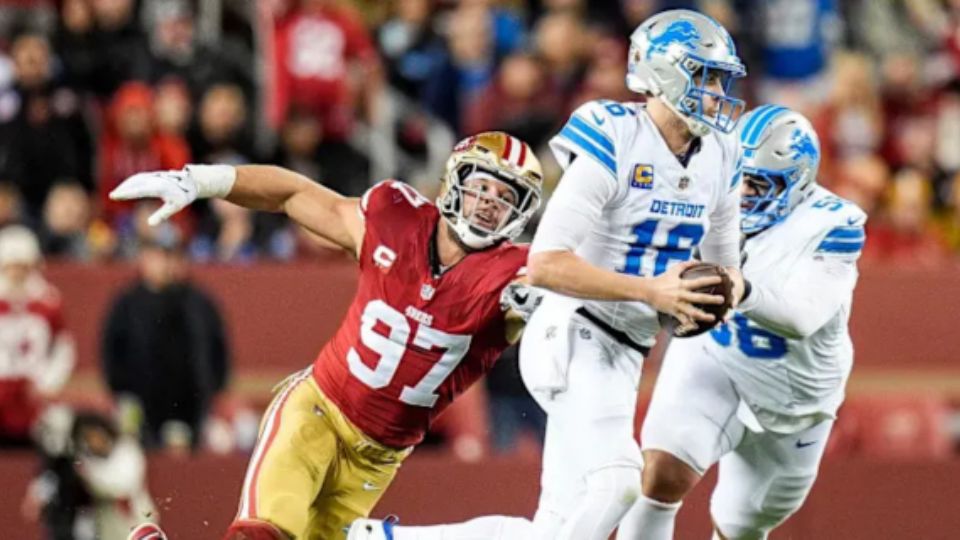 Detroit Lions superó este lunes por 34-40 a San Francisco 49ers en el cierre de la Semana 17, penúltima de la temporada de NFL.