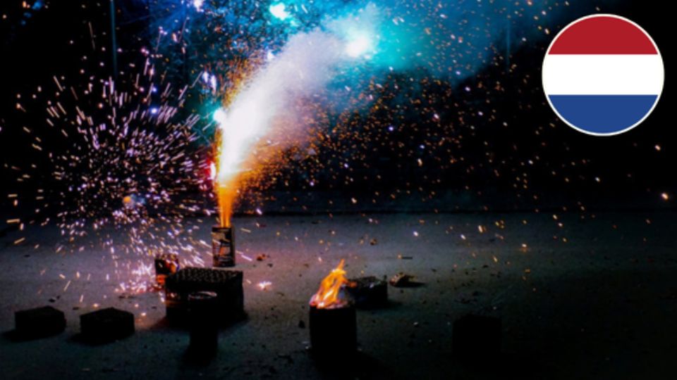 Los neerlandeses pueden utilizar fuegos artificiales desde las 18:00 horas del 31 de diciembre hasta las 2:00 horas del 1 de enero.