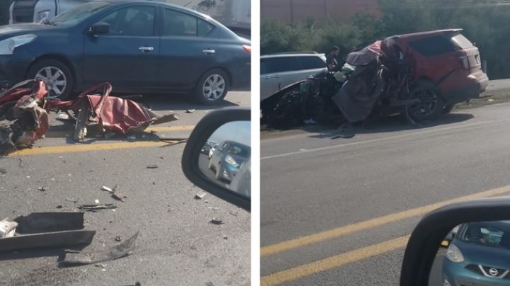 Choque entre camión de personal y camioneta deja 11 personas heridas en Ciénega de Flores