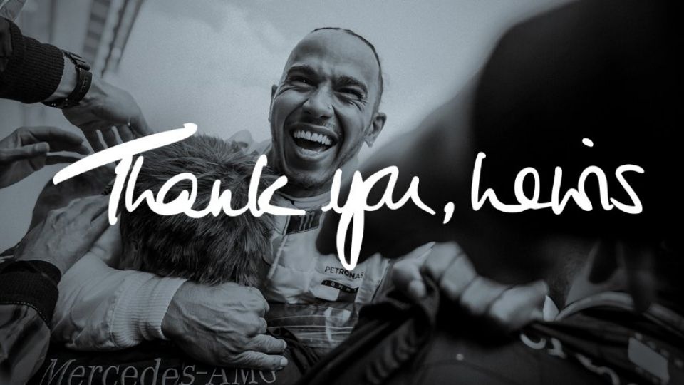 Mercedes se despide de Lewis Hamilton, su piloto estrella