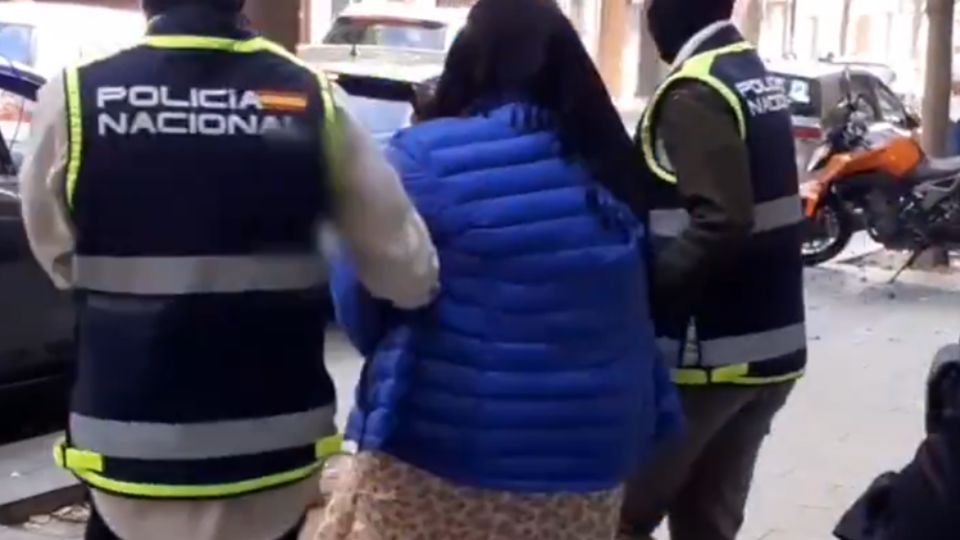 Mujer mexicana detenida en España