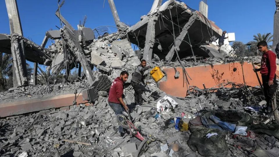 Bombardeo de Israel contra Gaza.