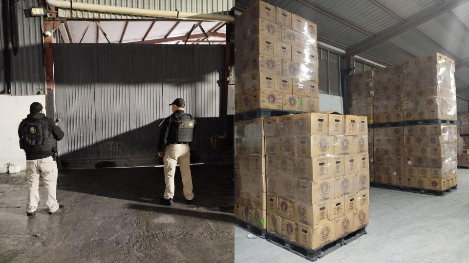Decomisan 660 cajas de cervezas robadas.