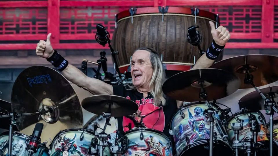 Nicko McBrain, baterista de Iron Maiden.