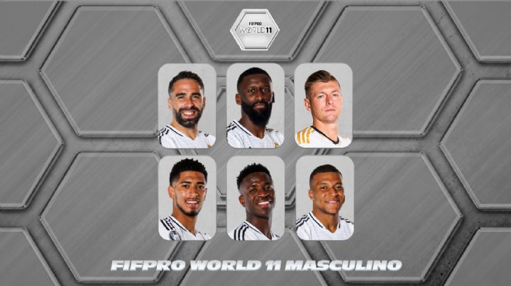 Real Madrid domina el 11 ideal de FIFPRO 2024 con seis jugadores