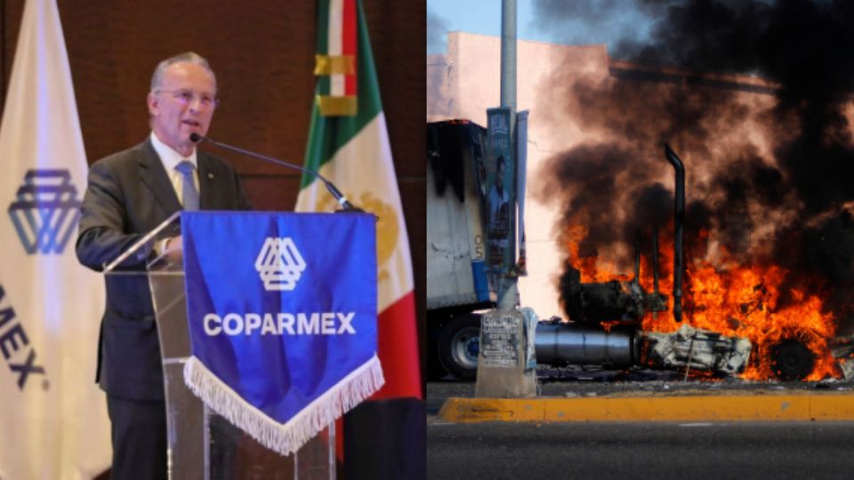 El presidente de la Coparmex, José Medina Mora, denunció las pérdidas económicas que ha provocado la violencia en Sinaloa y pidió al Gobierno Federal apoyar a las empresas.