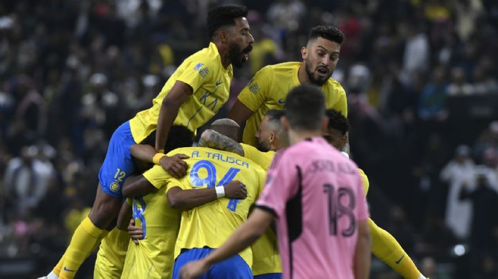 El Al Nassr de Cristiano golea al Inter Miami de Messi