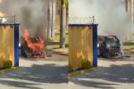 Video: Se incendia camioneta al entrar a un motel en Puebla