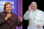 Xóchitl Gálvez se reunió con el Papa Francisco
