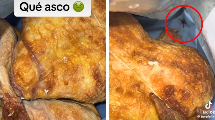 Mujer encuentra larvas en pollo rostizado de Costco