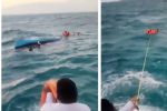 Tragedia en Isla Mujeres: Revelan video del momento del rescate de turistas