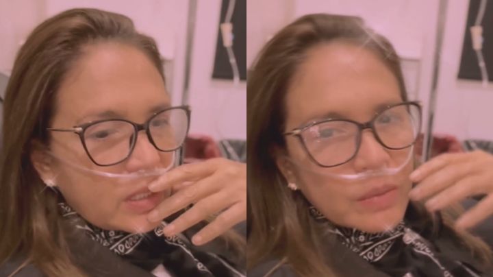 Yolanda Andrade aparece con tanque de oxígeno; preocupa a seguidores