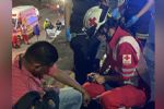Motociclista derrapa y se semiamputa dedo en Monterrey