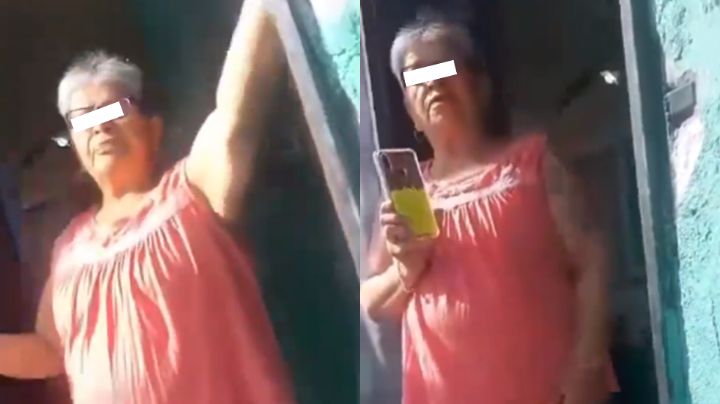 'Vieja amargada': Vecina corre a personas de ‘su banqueta’ en Apodaca