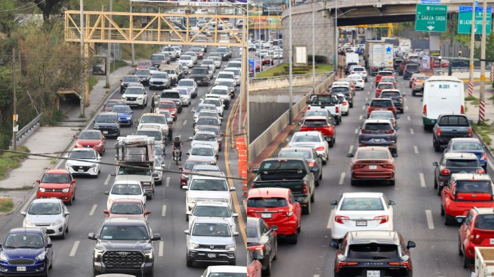 Vecinos piden auxilio por caos vial al sur de Monterrey
