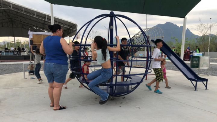 Inauguran parque en la colonia La Alianza, en Monterrey