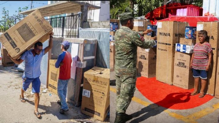 Damnificados por ‘Otis’ venden apoyos de Gobierno
