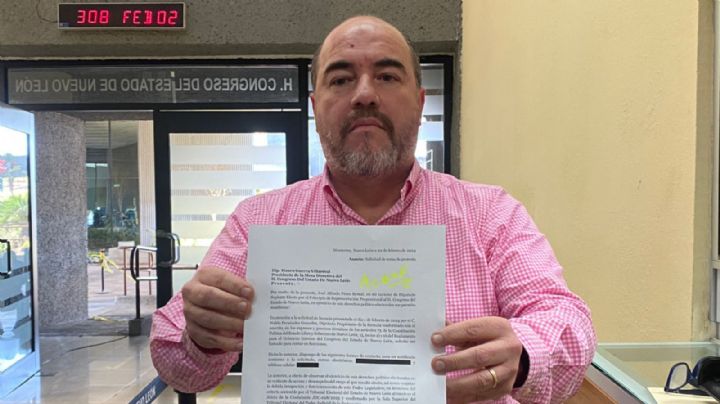 Suplente de Waldo Fernández pide a Congreso que se le tome protesta como diputado de MC