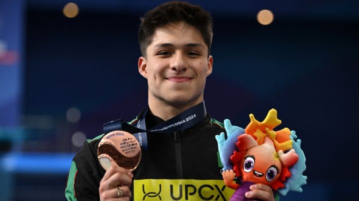 Osmar Olvera gana medalla de bronce en Mundial de Deportes Acuáticos