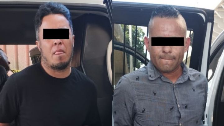 Detienen a 2 hombres con droga y auto robado en centro de Monterrey