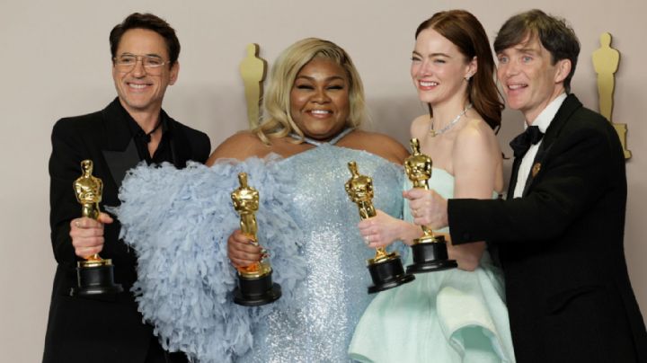 Oppenheimer triunfa en los Oscar; conoce la lista completa de ganadores