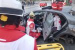Choque con unidad de Ecovía deja cinco lesionados en la Av. Ruiz Cortines