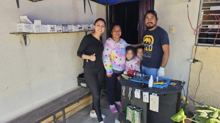 Tras quedarse sin trabajo, regia crea fundación y logra ayudar a más de 4 mil familias en NL