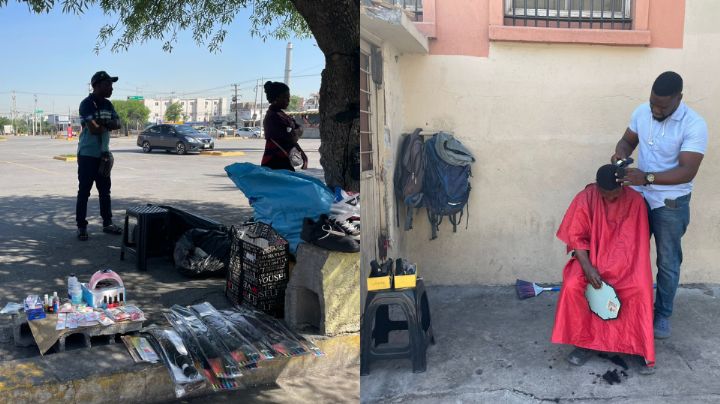 Con múltiples oficios, haitianos se ganan la vida en Nuevo León