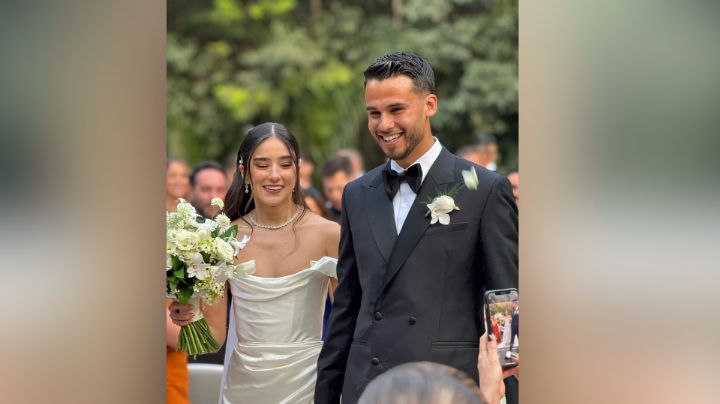 Tigres: Celebra Diego Reyes su boda con la actriz Viviana Serna