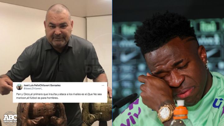 Chilavert: "El fútbol es para hombres", tras llanto de Vinicius por racismo