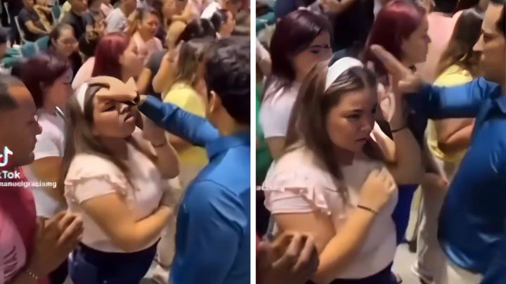 Video: Pastor revela por qué dio 'manotazos' a mujer en plena oración en Colombia
