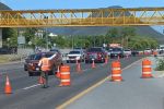 Habilitan carril de contraflujo en Carretera Nacional ante tráfico por Semana Santa