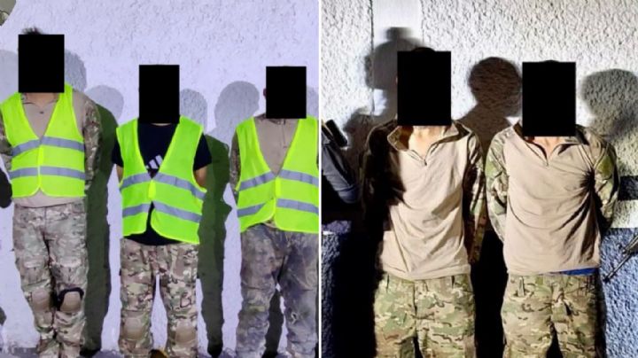 Detienen a 5 hombres con armas tras persecución en Los Ramones, NL