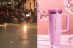 Regios hacen fila desde la madrugada para conseguir termo Stanley en Starbucks